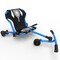EzyRoller: Drifter Pro X - Blue -Ride-On Scooter, Cambering Motion, Pedal Free Cart, Hand Brakes, Extendable Frame, 220lb Capacity, Kids-Adults Age 9+
